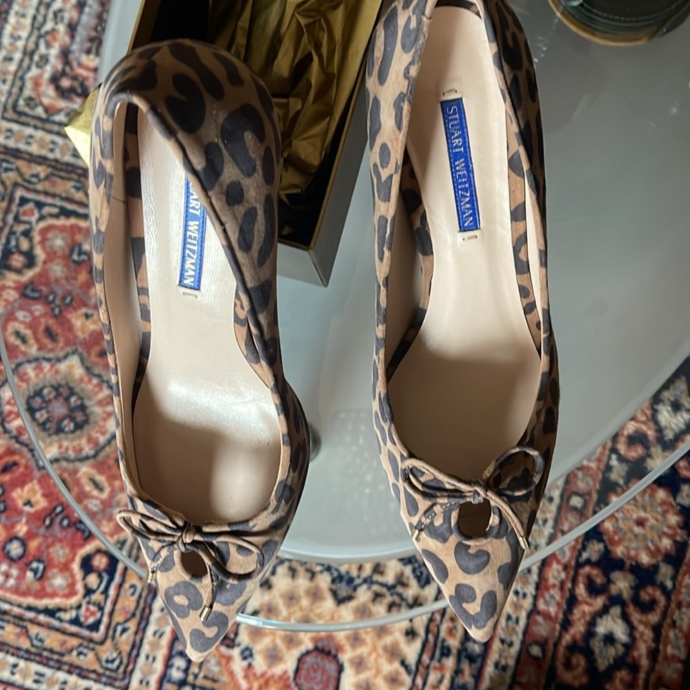 Start Whitman size 9 leopard print accident excellent shoes, great condition. - Picture 2 of 8